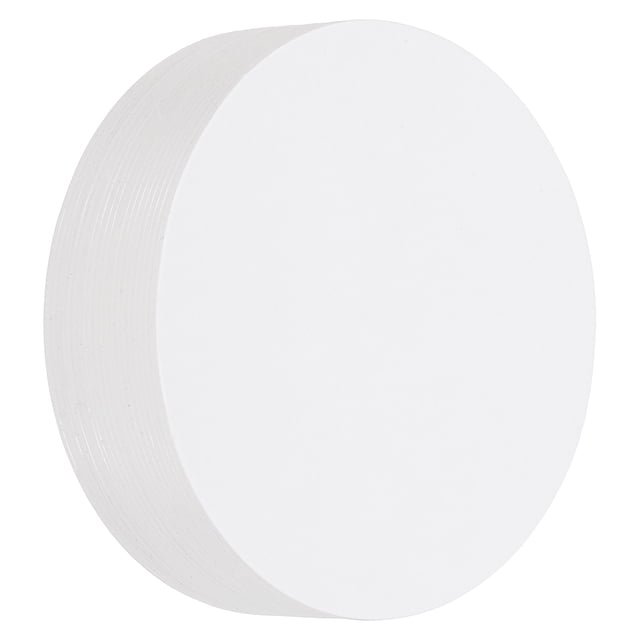 60 PCS Recortes de Círculo Blanco de 3 Pulgadas para Manualidades de Bricolaje