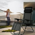 thumbnail image 2 of Patio Chairs Zero Gravity Chair Lounge Chaise Recliners Folding for Outdoor Yard Bench Pool Side with Pillow and Cup Holder, 2 of 7