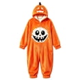thumbnail image 5 of Ruyelune PinkHalloween Onesie Pajamas for AdultsHalloween Cute Onesie Pajamas for Women Men Funny Party Cosplay Costume Family Hooded Plush Cozy Warm SleepwearS, 5 of 6