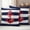 Navy blue red, variant on Navy Blue Striped Outdoor Waterproof Pillow Covers, Blue Anchor Nautical Farmhouse Decorative Square Throw Pillowcase Sofa Cushion Sham for Patio/Couch/Chair, 18"x18" 2 Pack