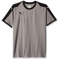 PUMA Mens Liga Jersey Youth - Steel Gray/Black - Small