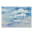 thumbnail image 1 of Fantasy Cutting Board, Cloudy Sky View in Soft Pastel Tones Watercolor Blurry Serene Picture, Decorative Tempered Glass Cutting and Serving Board, Large Size, Sky Blue White, by Ambesonne, 1 of 1