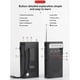 thumbnail image 4 of Mini Pocket FM AM Radio Portable Rechargeable Radios with LED Flashlight Support 3.5mm Headphone TF Card, 4 of 5