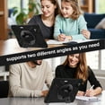 thumbnail image 2 of XYX Case for Xiaomi Pad 7/Xiaomi Pad 7 Pro 11.2 inch with 360 Degree Rotating, Hand Strap, Shoulder Strap, Black, 2 of 7