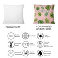 thumbnail image 5 of Designart "Floral Elegance In Golden Beige And Black II" Glam Printed Throw Pillow, 5 of 5
