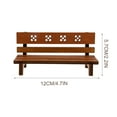 thumbnail image 4 of Miniature Garden Bench Micro Garden Bench Mini Garden Park Bench Mini House Accessories, 4 of 8