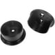 thumbnail image 4 of Juego de enchufes para postes Stone Harbor Hardware, negro mate, 2 agujeros, 4 of 4