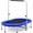 Blue, variant on Yunken Rebounder Trampoline for Adults, 60" Foldable Mini Kids Trampoline Indoor with 5-Level Height Adjustable Handle & Non-Slip Pads, Easy Assembly for Fitness Workout, Max Load 330lbs