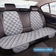 thumbnail image 2 of Car Back Seat Cover Plush Material Rear Back Row Protector Mat, Auto Chair Cushion, 2 of 5