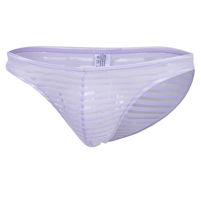 Escritos De Mal Transparente A Rayas Suaves Ver A Través De s Bragas De Bolsa Para Hombres 2XL Baoblaze ropa interior de los escritos de los hombres
