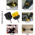 thumbnail image 5 of 22 Piezas Cepillo de Limpieza de Taladro, Kit de Accesorio de Cepillo de Taladro Eléctrico Limpieza Cocina Baño Azulejo Lechada Alfombra de Piso Coche Fregador Parrilla Turbo ER, 5 of 5