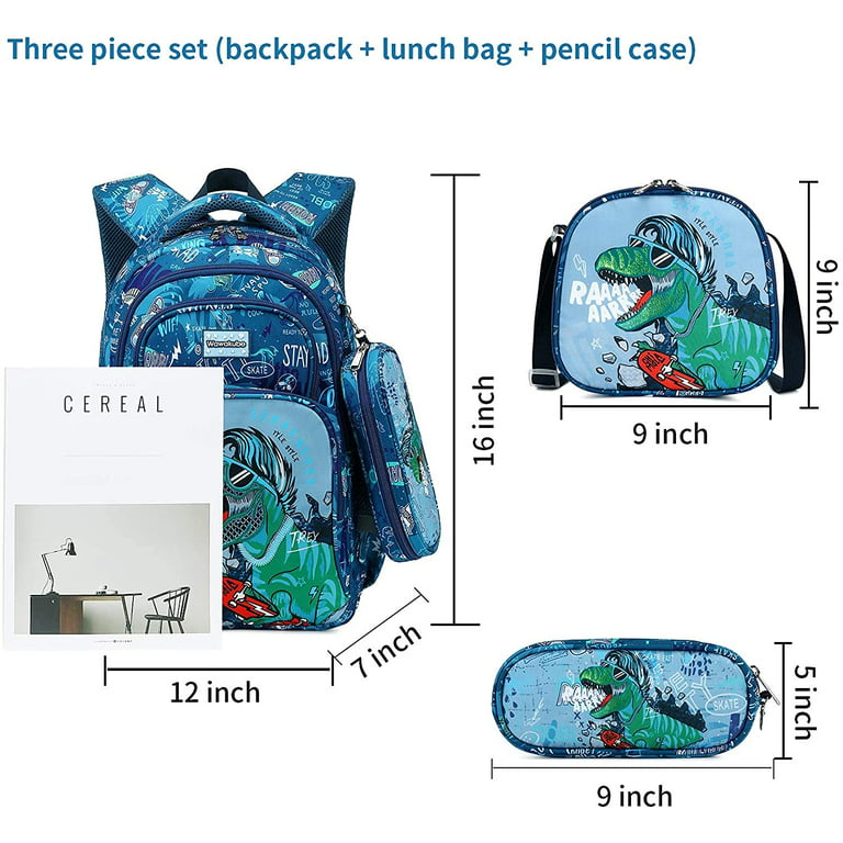 Kufutee 3 Pcs Sonic Boys Backpack Cartoon Backpack Set-Including Lunch Bag  And Pencil Case For Boys – The Market Depot