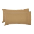 thumbnail image 6 of VHC Brands Burlap Natural Bedding Accessory, King Pillow Case Set 21x40, Tan, 6 of 7
