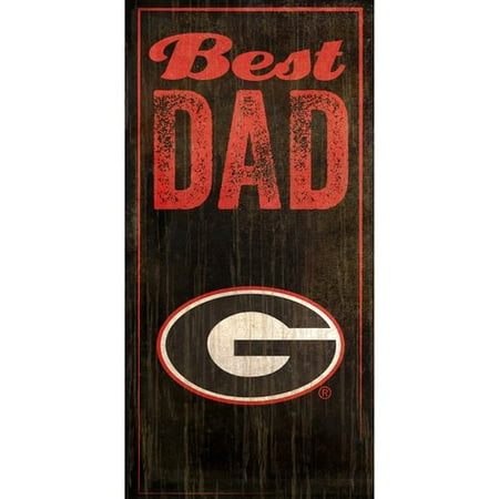 Fan Creations NCAA Best Dad Textual  Art Plaque
