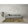 thumbnail image 3 of Ahgly Company Indoor Square Oriental Brown Industrial Area Rugs, 4' Square, 3 of 4