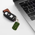 thumbnail image 5 of Wukai Hohey Bee Print Rectangular Metal Keychain: Sleek and Durable Key Ring for Securely Holding Keys Perfect for Everyday Use, 5 of 5
