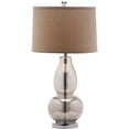 thumbnail image 3 of SAFAVIEH Mercurio 28.5 in. H Double Gourd Glass Table Lamp, Ivory/Silver, Set of 2, 3 of 5
