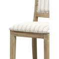 thumbnail image 3 of HomeRoots Decor Farmhouse Style Wooden Counter Stool with Footrest, Brown and White, 3 of 5