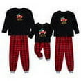 thumbnail image 2 of GRNSHTS Family Christmas Matching Outfits Clothes Set Truck Merry Christmas Tops Vintage Plaid Long Pants Sleepwear (Men/3XL), 2 of 9