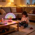 thumbnail image 3 of Neon Sign Table Lamp, USB Powered LED Neon Light with Base, Decorative Night Light for Bedroom Party Home Decor, 3 of 4