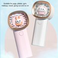 thumbnail image 3 of Hand Fan Portable Mini Handheld Pocket Fan for Makeup Travel Outing, 3 of 8