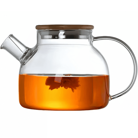 ACDANC Glass Teapot With Infuser For Loose Tea And Blooming Tea,Heat Resistant Glass Teapot And Kettle For Stovetop,Perfect Tea Maker,1000ml/33oz