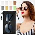 thumbnail image 6 of CHENjy 5-Pack Soft Sunglasses Pouch Microfiber Glasses Case Storage Bag with Protective Lining for Men and Women Travel Accessories, 6 of 7