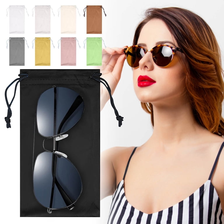 -Fendi eye/sunglass case soft sleeve Lucornky 6 Pack Slip in Eyeglasses Cases, Protective Case  main image 3