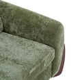 thumbnail image 5 of Christopher Knight Home 89" Chenille Upholstered Sofa, 3-Seat Couch with Foam Cushions and Wood Legs, Olive Green, 5 of 13