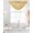 Lemon Yellow Light Yellow, variant on Pink Orange Boho Sheer Waterfall Valance Curtains for Window, Vintage Ethnic Tribe Abstract Art Rod Pocket Sheer Topper Swag Curtains for Living Room, Kitchen 38.5"W x 47.2"L, 2 Panels
