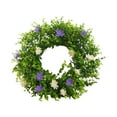 thumbnail image 2 of JingChun Spring Summer Wreath for Front Door Artificial Floral Door Wreath with Vibrant Plastic Flowers and Green Leaves for Home Farmhouse Holiday Decor, 2 of 4