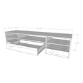 thumbnail image 2 of Nexera Rustik 72-inch 1-Drawer TV Stand, Biscotti, 2 of 5