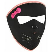 Zan Headgear Small Kity Design Reversible Cold Weather Neoprene Full Face Mask