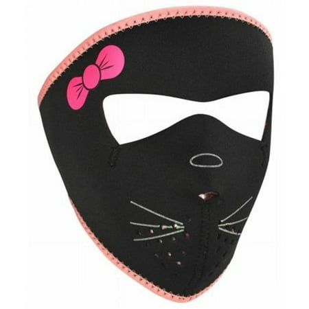 Zan Headgear Small Kity Design Reversible Cold Weather Neoprene Full Face Mask