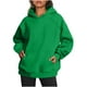 thumbnail image 1 of ¡Ahorra en liquidación! Sudadera deportiva Umfun para mujer, informal, de manga larga, con cremallera y bolsillo, color verde, talla M, 1 of 5