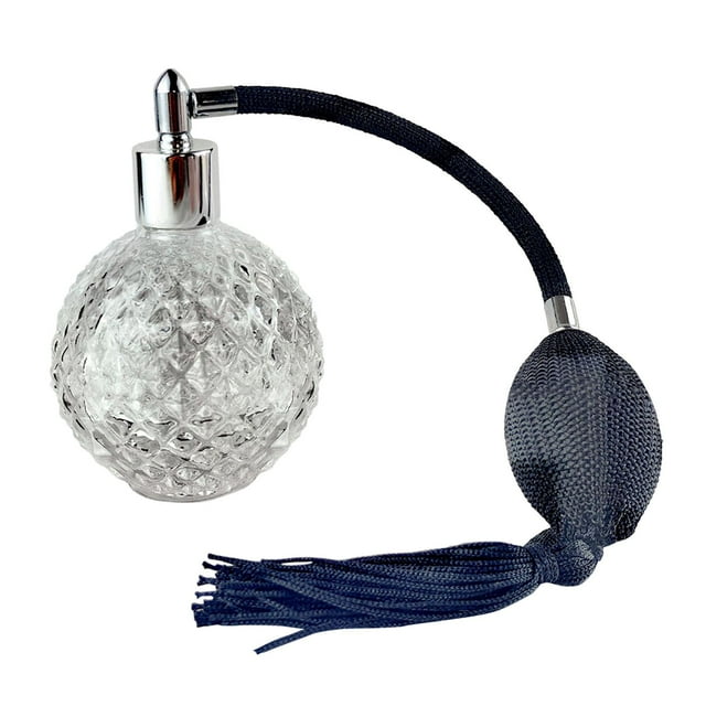 Botella pulverizadora, botella de perfume, recipiente multiusos, dispensador de perfume pequeño, atomizador de perfume para accesorios de salón de bel Plata clara
