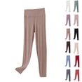 thumbnail image 2 of Pafei Tyugd Plus Size Modal Pajama Pants for Women Cozy Slim Straight Leg Tummy Control Sleepwear Lightweight Stretchy High Waisted Pj Pants White 5XL, 2 of 6
