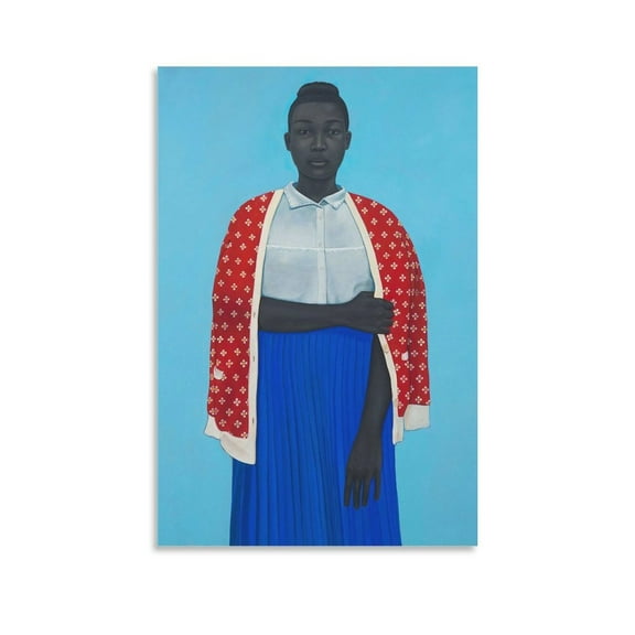 Portrait Painter Amy Sherald Painting Art Poster (51) Room Aesthetic Poster Print Art Wall Painting Canvas Posters Gifts Modern Bedroom Decor 20x30inch(50x75cm)