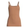 thumbnail image 4 of No Boundaries Ribbed Cami Top, 1 or 5-Pack, Women's, 4 of 5
