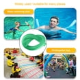 thumbnail image 2 of Flexible Piscina Fideos Flotador Ayuda Flotante (hueco) Verde, 2 of 8