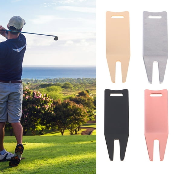 Cheers US Durable Ball Marker Repair Golf Pitch Fork Cleaner Golf Access