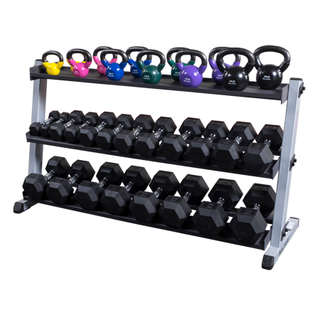 Body Solid GDR60KRT-VPACK Dumbbell / Kettle Bell Rack Package
