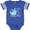 Football Blue and White, variant on Little Co-pilot Cute Helicopter Boys or Girls Baby Bodysuit