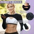 thumbnail image 2 of Cooling Shawl Arm Sleeves, Sun Protection Women's Crop Tops for Golfing,Riding,Driving, 2 of 6