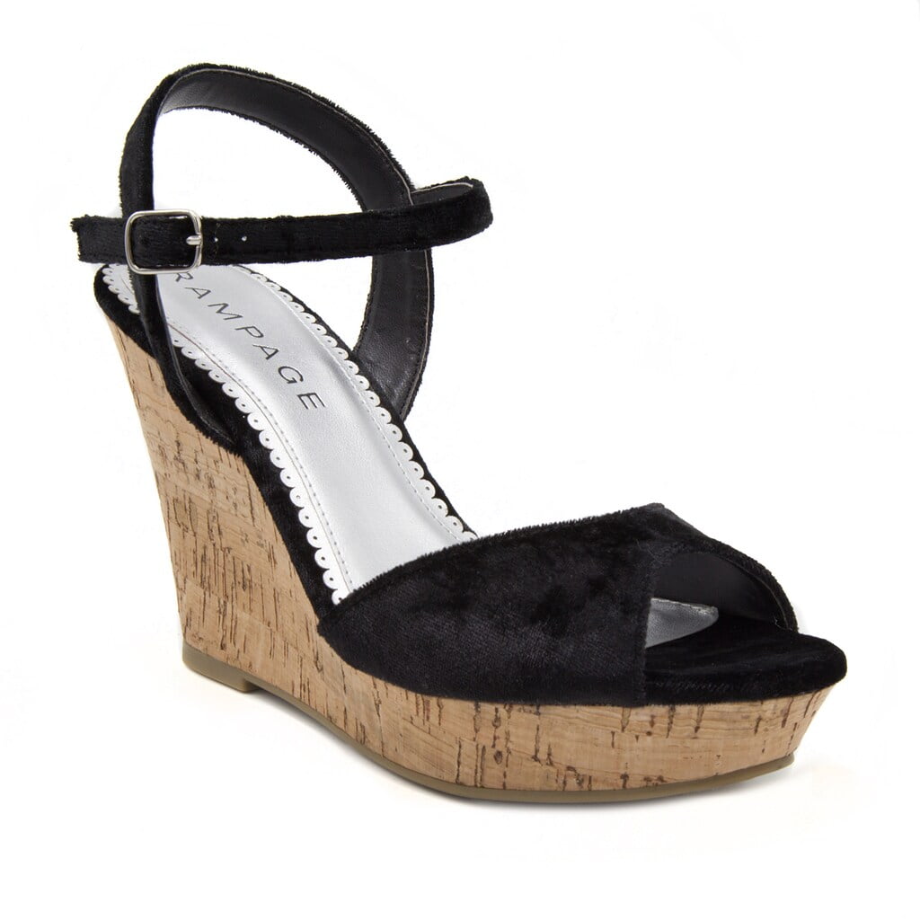 Rampage black hot sale wedges