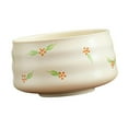 thumbnail image 1 of Cuenco de cerámica para matcha Macarena 580 ml hecho a mano beige, 1 of 8