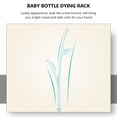 thumbnail image 4 of KONTONTY Blue PP Bottle Drying Rack 1 Set for Baby Bottles and Portable and Compact, 4 of 8