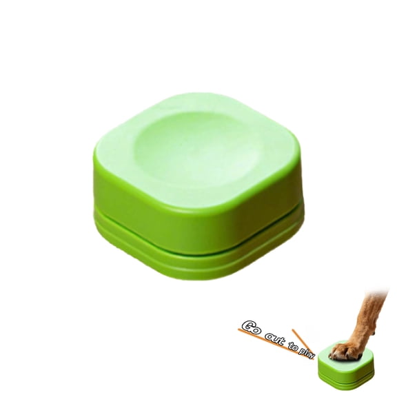 6 color available Voice Recording Button, Pet Communication Dog Training Buzzer, 30 Second Record & Playback, Fun Gift for Home Office Study-1 Pack