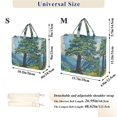 thumbnail image 2 of FORMRS Womens Corduroy Tote Bag Crossbody Shoulder Handbag with Pocket, Blue Mountain, 2 of 7