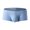 Blue, variant on zeranth Men Panties U Convex Close Fit High Stretch Solid Color Wide Ribbing Sexy Low Waist Underpants Briefs Underwear for Bedroom